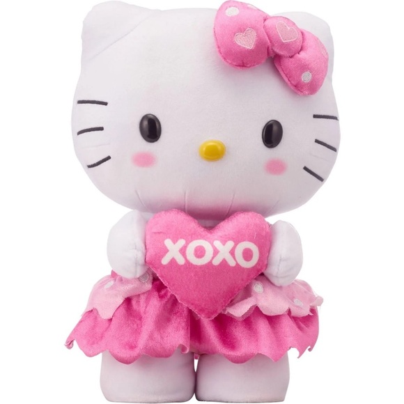Hello Kitty Animated Plush with Pink Heart and Bow - Picture 3 of 4